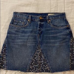 Free People Stud Skirt